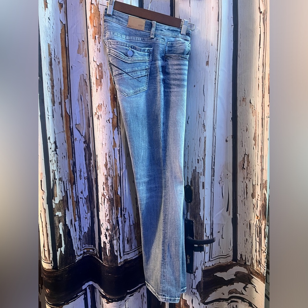BKE Light Blue tailored bootcut Jeans
